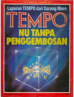 Cover Majalah Tempo - Edisi 1989-11-25