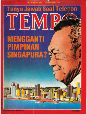 Cover Majalah Tempo - Edisi 1988-09-10