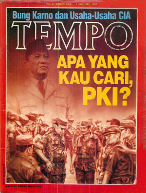 Cover Majalah Tempo - Edisi 1988-10-01