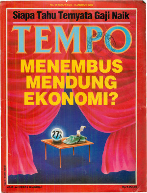 Cover Majalah Tempo - Edisi 1988-01-09