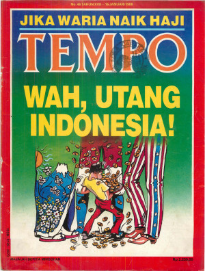 Cover Majalah Tempo - Edisi 1988-01-16