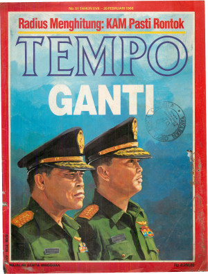 Cover Majalah Tempo - Edisi 1988-02-20