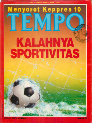 Cover Majalah Tempo - Edisi 1988-04-02