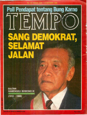 Cover Majalah Tempo - Edisi 1988-10-08