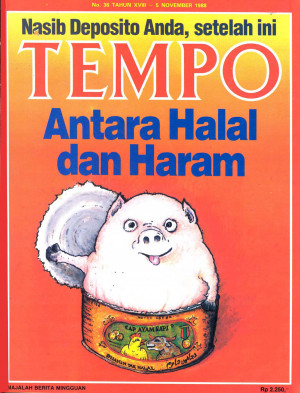 Cover Majalah Tempo - Edisi 1988-11-05