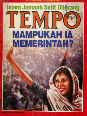 Cover Majalah Tempo - Edisi 1988-11-26