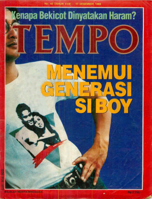 Cover Majalah Tempo - Edisi 1988-12-17