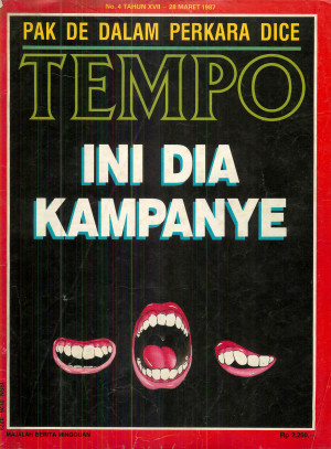 Cover Majalah Tempo - Edisi 1987-03-28