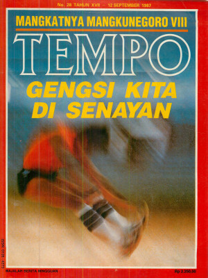 Cover Majalah Tempo - Edisi 1987-09-12
