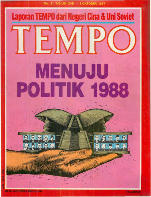 Cover Majalah Tempo - Edisi 1987-10-03