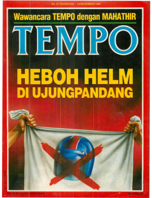 Cover Majalah Tempo - Edisi 1987-11-14