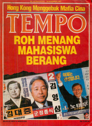 Cover Majalah Tempo - Edisi 1987-12-26