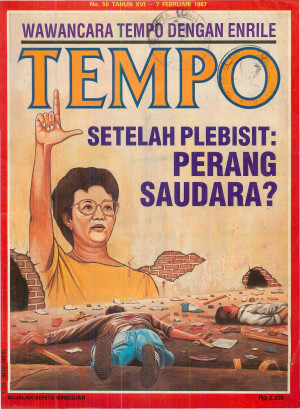 Cover Majalah Tempo - Edisi 1987-02-07