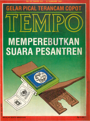 Cover Majalah Tempo - Edisi 1987-02-21