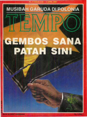 Cover Majalah Tempo - Edisi 1987-04-11