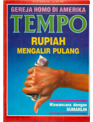 Cover Majalah Tempo - Edisi 1987-07-18