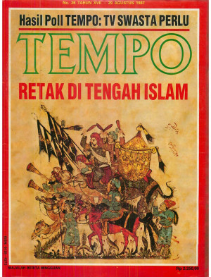 Cover Majalah Tempo - Edisi 1987-08-29