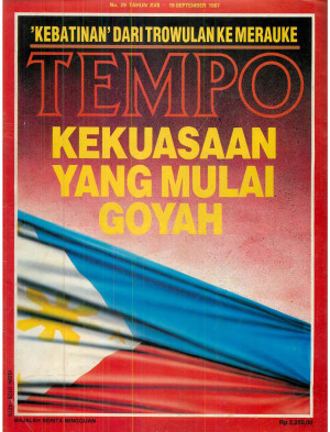 Cover Majalah Tempo - Edisi 1987-09-19