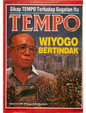 Cover Majalah Tempo - Edisi 1987-11-28