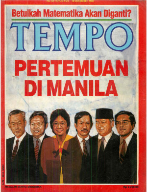 Cover Majalah Tempo - Edisi 1987-12-19