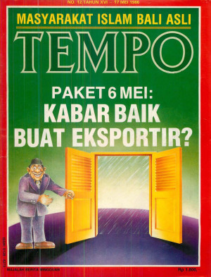 Cover Majalah Tempo - Edisi 1986-05-17