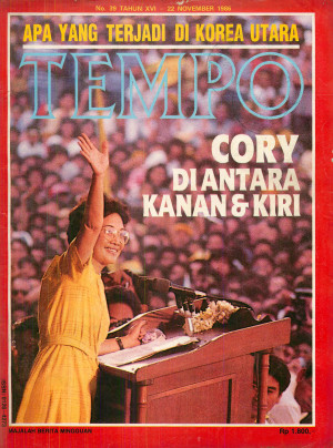 Cover Majalah Tempo - Edisi 1986-11-22