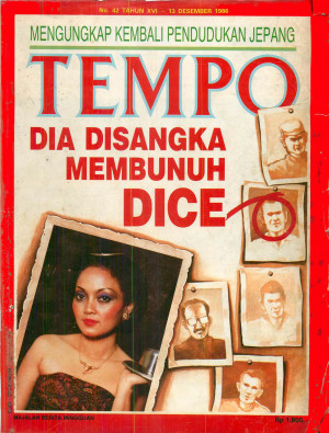 Cover Majalah Tempo - Edisi 1986-12-13