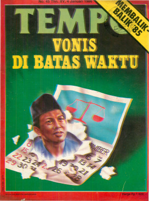 Cover Majalah Tempo - Edisi 1986-01-04