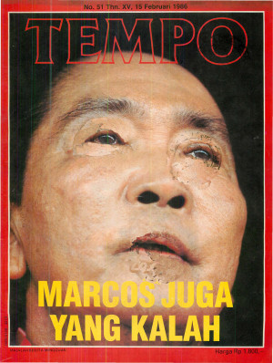 Cover Majalah Tempo - Edisi 1986-02-15