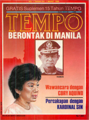 Cover Majalah Tempo - Edisi 1986-03-01