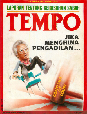 Cover Majalah Tempo - Edisi 1986-03-29