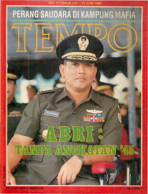 Cover Majalah Tempo - Edisi 1986-06-21