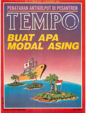 Cover Majalah Tempo - Edisi 1986-11-08