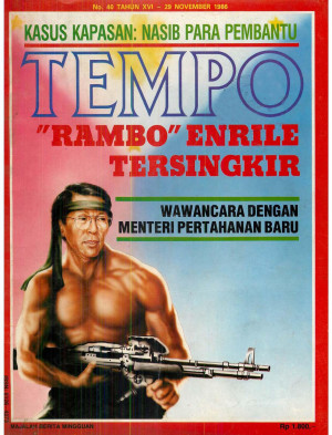 Cover Majalah Tempo - Edisi 1986-11-29