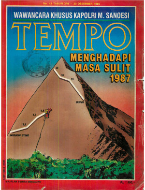 Cover Majalah Tempo - Edisi 1986-12-20