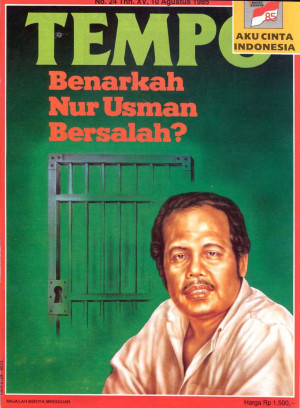 Cover Majalah Tempo - Edisi 1985-08-10