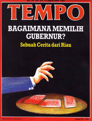 Cover Majalah Tempo - Edisi 1985-09-14