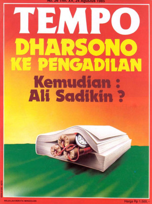 Cover Majalah Tempo - Edisi 1985-08-24