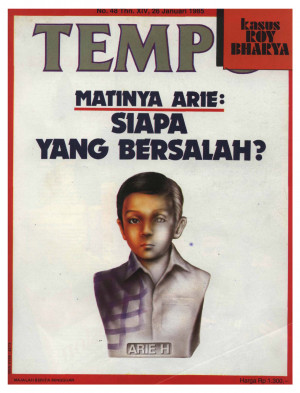 Cover Majalah Tempo - Edisi 1985-01-26