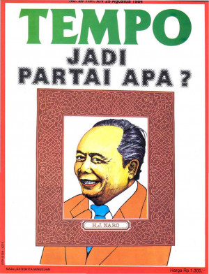 Cover Majalah Tempo - Edisi 1984-08-25