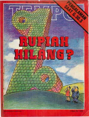 Cover Majalah Tempo - Edisi 1984-10-06