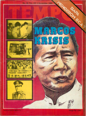 Cover Majalah Tempo - Edisi 1984-11-03