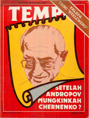 Cover Majalah Tempo - Edisi 1984-02-18