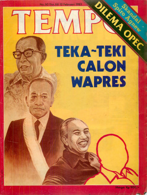 Cover Majalah Tempo - Edisi 1983-02-12