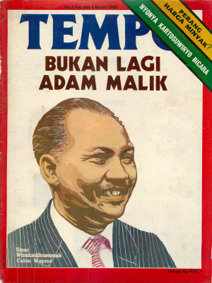 Cover Majalah Tempo - Edisi 1983-03-05