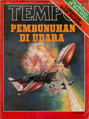 Cover Majalah Tempo - Edisi 1983-09-10