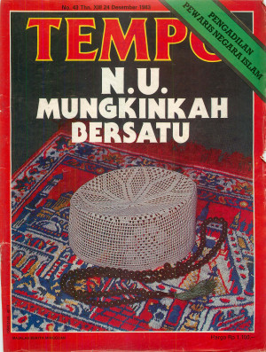 Cover Majalah Tempo - Edisi 1983-12-24