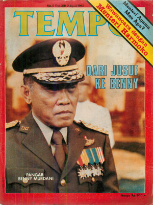 Cover Majalah Tempo - Edisi 1983-04-02