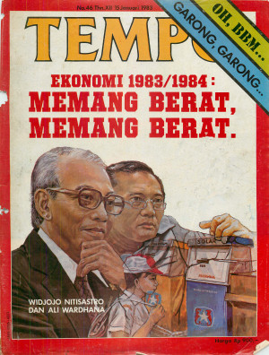 Cover Majalah Tempo - Edisi 1983-01-15