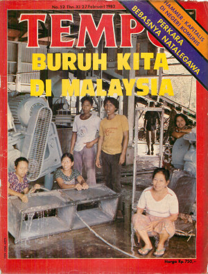 Cover Majalah Tempo - Edisi 1982-02-27